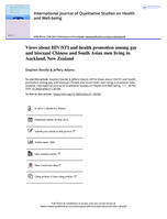 Views about HIV/STI and health promotion among gay and bisexual Chinese and South Asian men living in Auckland, New Zealand