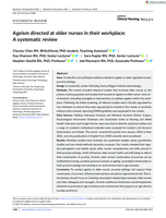 Ageism directed at older nurses in their workplace: A systematic review