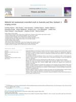 Midwife led randomised controlled trials in Australia and New Zealand: A scoping review