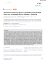 Dominance of Vaccine-Specific Chlamydia pecorum ompA Genotypes in Koalas From North-Eastern Australia