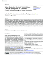 Using Co-design Methods With Chinese Late-Life Immigrants to Translate Mixed-Method Findings to Social Resources