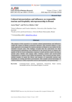 Cultural Interpretations and Influences on Responsible Tourism and Hospitality Micropreneurship in Brunei