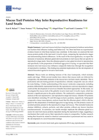 Mucus Trail Proteins May Infer Reproductive Readiness for Land Snails