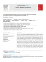 An exploratory evaluation of universal social-emotional learning programs delivered during elementary school to Australian students