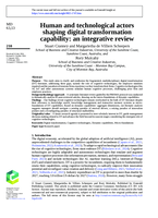 Human and technological actors shaping digital transformation capability: an integrative review
