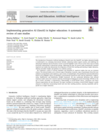 Implementing Generative AI (GenAI) in Higher Education: A Systematic Review of Case Studies