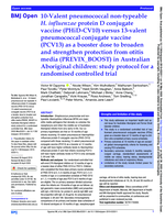 10-Valent pneumococcal non-typeable H. influenzae protein D conjugate vaccine (PHiD-CV10) versus 13-valent pneumococcal conjugate vaccine (PCV13) as a booster dose to broaden and strengthen protection from otitis media (PREVIX_BOOST) in Australian Aboriginal children: study protocol for a randomised controlled trial