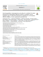 Interchangeability, immunogenicity and safety of a combined 10-valent pneumococcal Haemophilus influenzae protein D conjugate vaccine (Synflorix) and 13-valent-PCV (Prevenar13) schedule at 1-2-4-6&nbsp;months: PREVIX_COMBO, a 3-arm randomised controlled trial