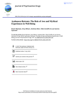 Ayahuasca Retreats: The Role of Awe and Mystical Experiences in Well-Being