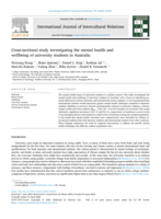 Cross-sectional study investigating the mental health and wellbeing of university students in Australia