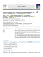 Midwives’ perceptions of the support they provide to new graduates and the role of the health service in Australia: A survey of midwives