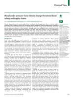 Blood under pressure: how climate change threatens blood safety and supply chains