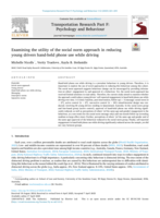 Examining the utility of the social norm approach in reducing young drivers hand-held phone use while driving