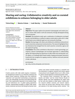 Sharing and caring: Collaborative creativity and co-curated exhibitions to enhance belonging in older adults