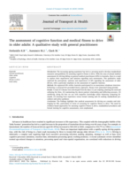 The assessment of cognitive function and medical fitness to drive in older adults: A qualitative study with general practitioners