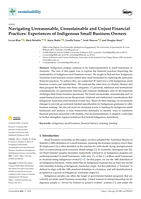 Navigating Unreasonable, Unsustainable and Unjust Financial Practices: Experiences of Indigenous Small Business Owners