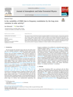 Is the variability of ENSO due to frequency modulation by the long term variation in solar activity?