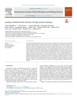 Creating multidirectional fractures through particle jamming