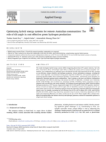 Optimizing hybrid energy systems for remote Australian communities: The role of tilt angle in cost-effective green hydrogen production