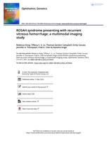 ROSAH syndrome presenting with recurrent vitreous hemorrhage: a multimodal imaging study