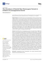 The Abundance of Harmful Rare Homozygous Variants in Children of Consanguineous Parents