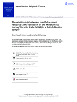 The relationship between mindfulness and religious faith: validation of the Mindfulness during Worship Scale (MWS) in a British Muslim sample