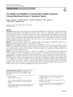The Validity and Reliability of Commercially Available Resistance Training Monitoring Devices: A Systematic Review