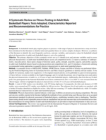 A Systematic Review on Fitness Testing in Adult Male Basketball Players: Tests Adopted, Characteristics Reported and Recommendations for Practice