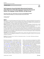 Self-Compassion Around the World: Measurement Invariance of the Short Form of the Self-Compassion Scale (SCS-SF) Across 65 Nations, 40 Languages, Gender Identities, and Age Groups