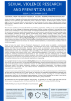 Sexual Violence Research and Prevention Unit Newsletter, Issue 3 / December 2023