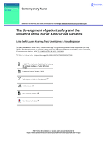 The development of patient safety and the influence of the nurse: A discursive narrative