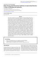Risky Driving and Enforcement Legitimacy on Queensland Beaches: A Study of Offending and Legitimacy
