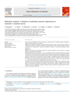 Midwifery students' evaluation of midwifery practice experiences in Australia: A national survey