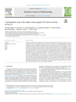 A hydrophobic loop of the spider-venom peptide Tl1a drives activity at Na V 1.8
