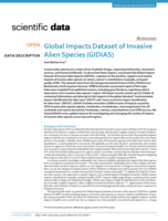 Global Impacts Dataset of Invasive Alien Species (GIDIAS)