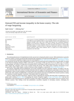 Outward FDI and Income Inequality in the Home Country: The Role of Wage Bargaining