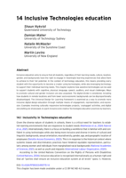Inclusive Technologies Education