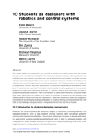 Students as Designers with Robotics and Control Systems
