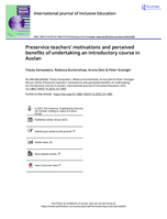 Preservice teachers’ motivations and perceived benefits of undertaking an introductory course in Auslan