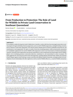 From Production to Protection: The Role of Land for Wildlife in Private Land Conservation in Southeast Queensland