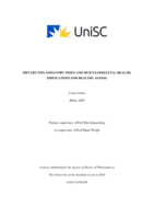 Dietary inflammatory index and musculoskeletal health: Implications for healthy ageing