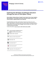 Exploring the identities of pathways educators through the lens of Third Space Theory
