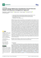 Accurate Image Multi-Class Classification Neural Network Model with Quantum Entanglement Approach