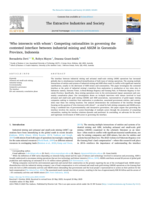 ‘Who intersects with whom’: Competing rationalities in governing the contested interface between industrial mining and ASGM in Gorontalo Province, Indonesia
