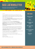 Bioclimatic and Sociotechnical Cities (BASC) Lab Newsletter, Volume 2, Issue 2