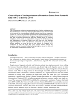 Che's critique of the Organization of American States: from Punta del Este (1961) to Bolivia (2019)