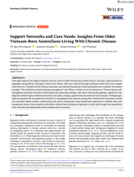 Support Networks and Care Needs: Insights From Older Vietnam‐Born Australians Living With Chronic Disease