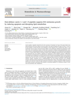 Host-defence caerin 1.1 and 1.9 peptides suppress B16 melanoma growth by inducing apoptosis and disrupting lipid metabolism
