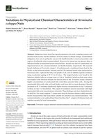 Variations in Physical and Chemical Characteristics of Terminalia catappa Nuts