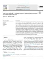 What drives road rage? A systematic review on the psychological correlates of aggressive driving behavior